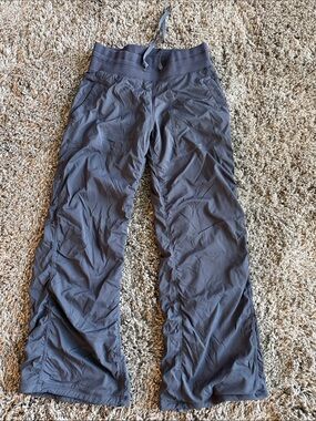 Blue Drawstring Lululemon Lounge Pants
